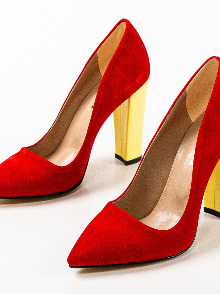 Pantofi dama Sorca Rosii 2