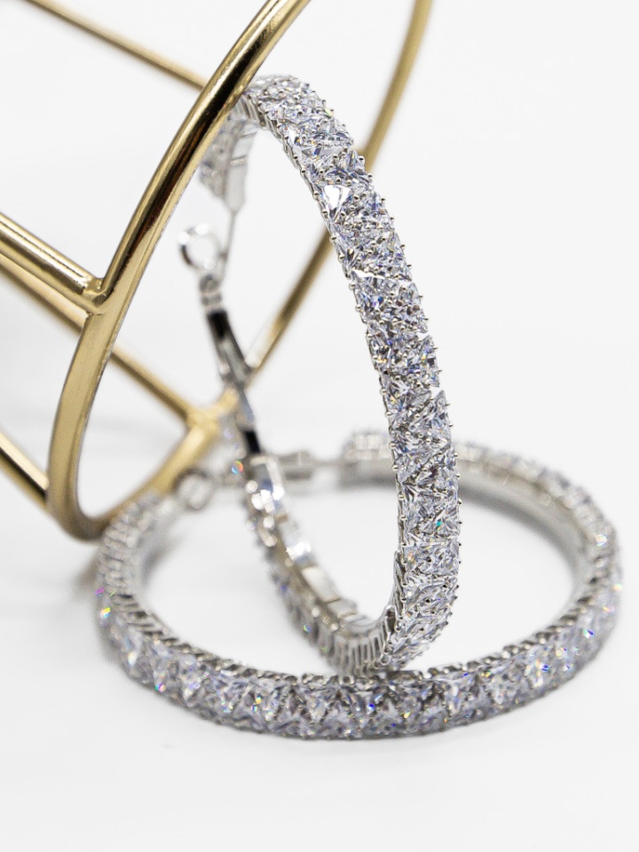 Cercei Violin Argintii