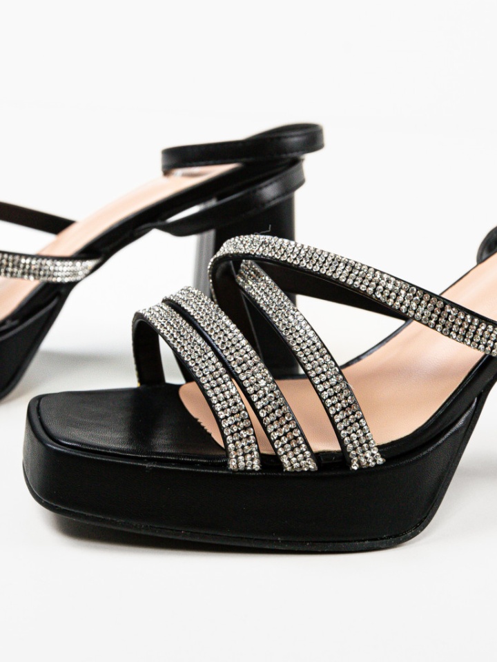 Sandale cu toc Shohre Albastre