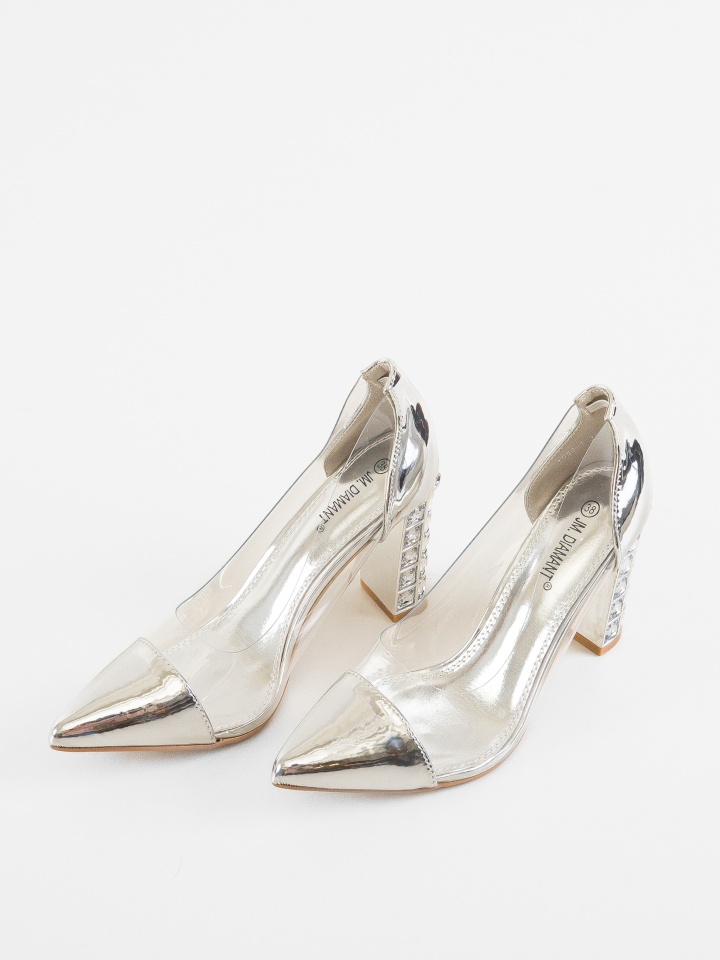 Pantofi dama Lukas Argintii