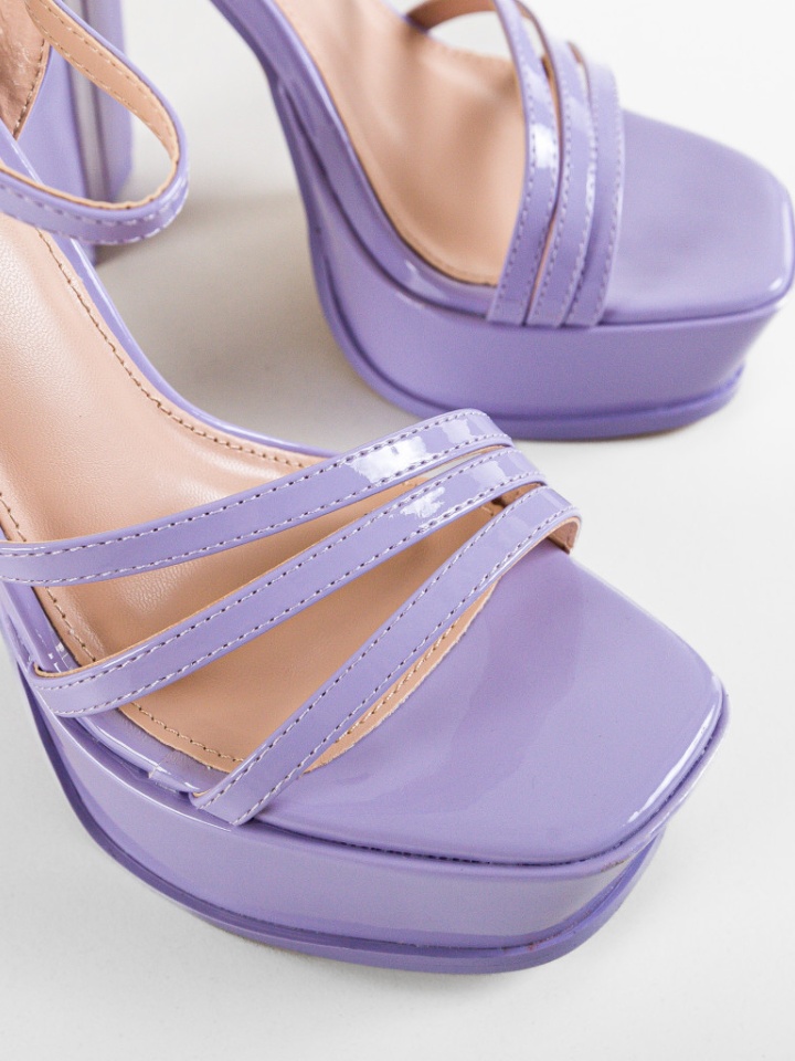 Sandale cu toc Moran Bej