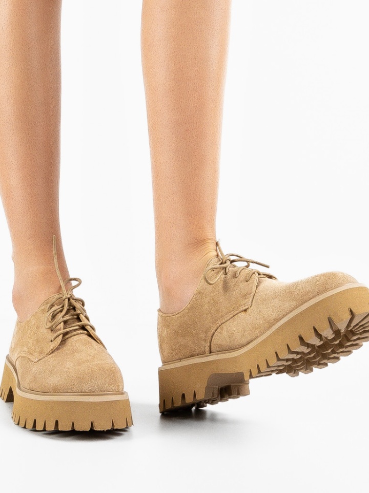 Pantofi casual dama Maisie Camel