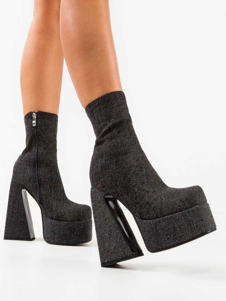 Botine dama Huron Albe