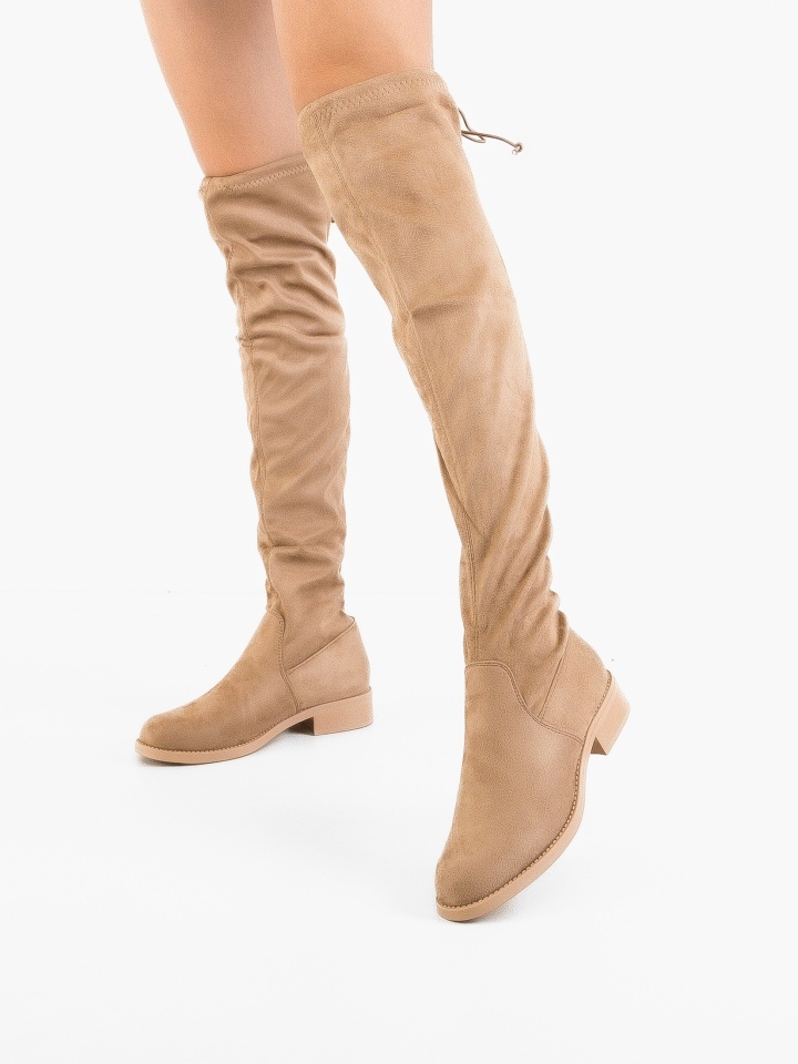 Cizme dama Ohmery Bej