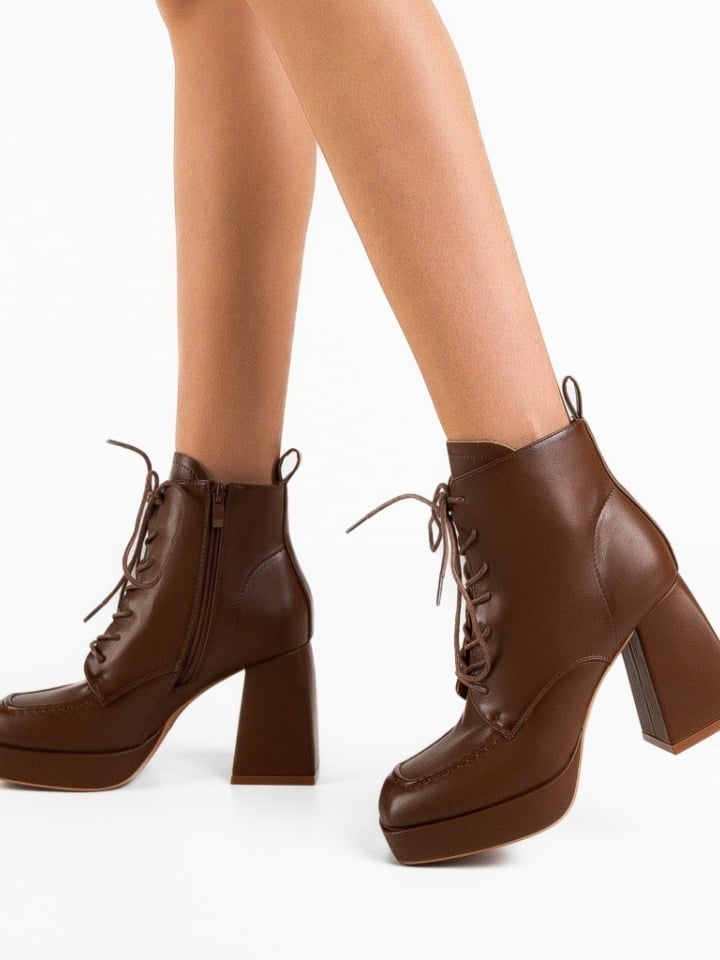 Botine dama Chisom Negre