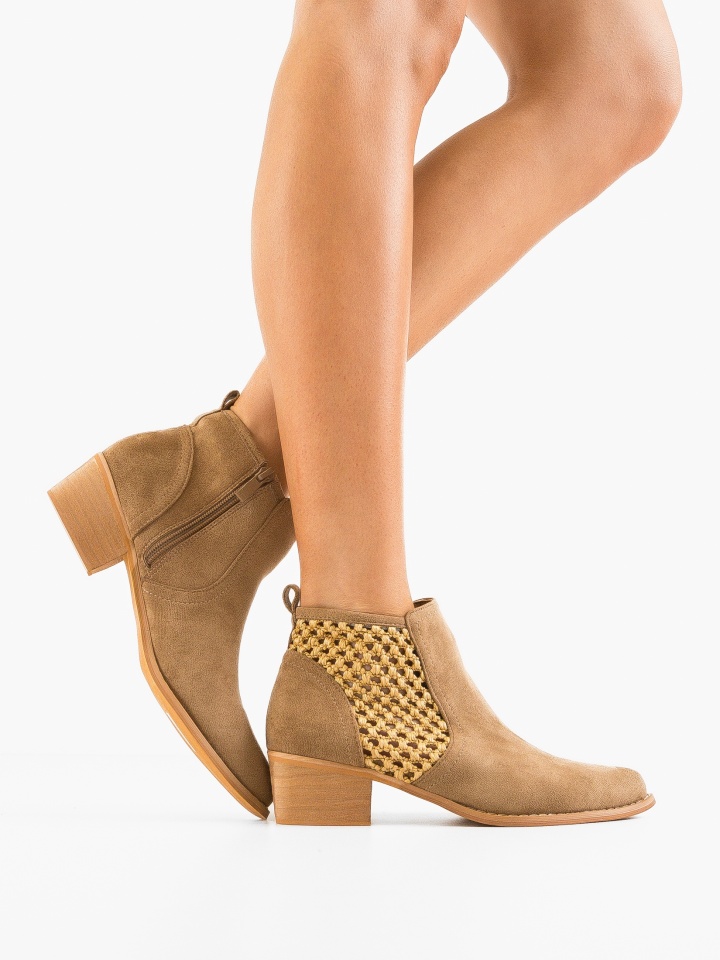 Botine dama Melod Khaki