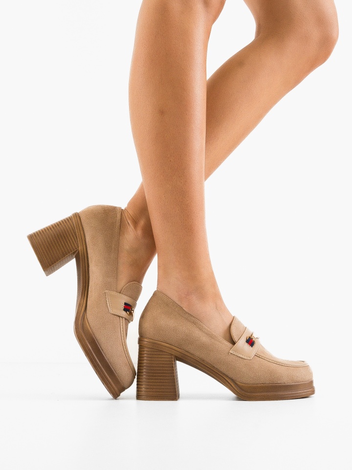 Pantofi dama Tamlan Bej