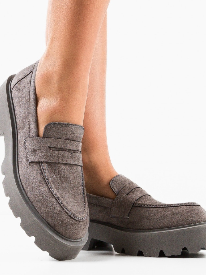 Pantofi Casual dama Punde Gri