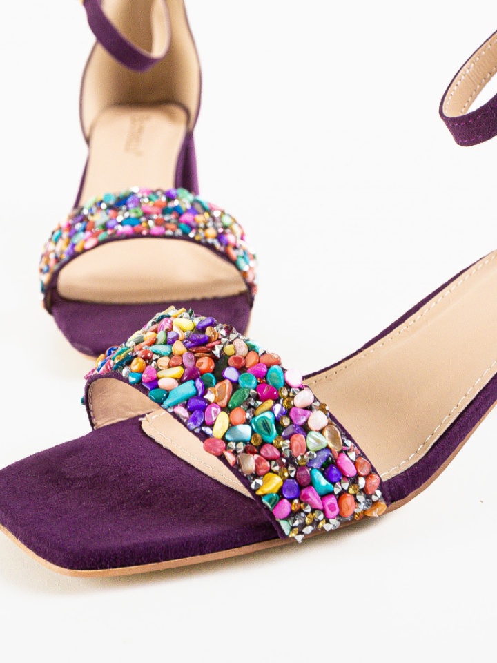 Sandale cu toc Mooren Mov