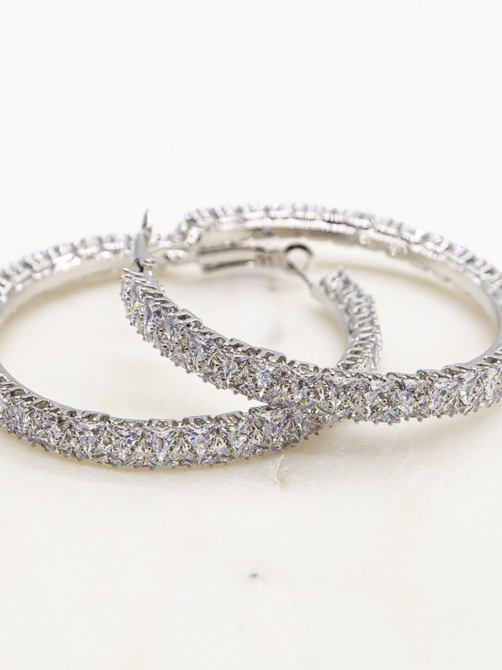 Cercei Violin Argintii