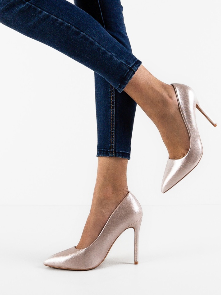 Pantofi cu toc Silica Negri