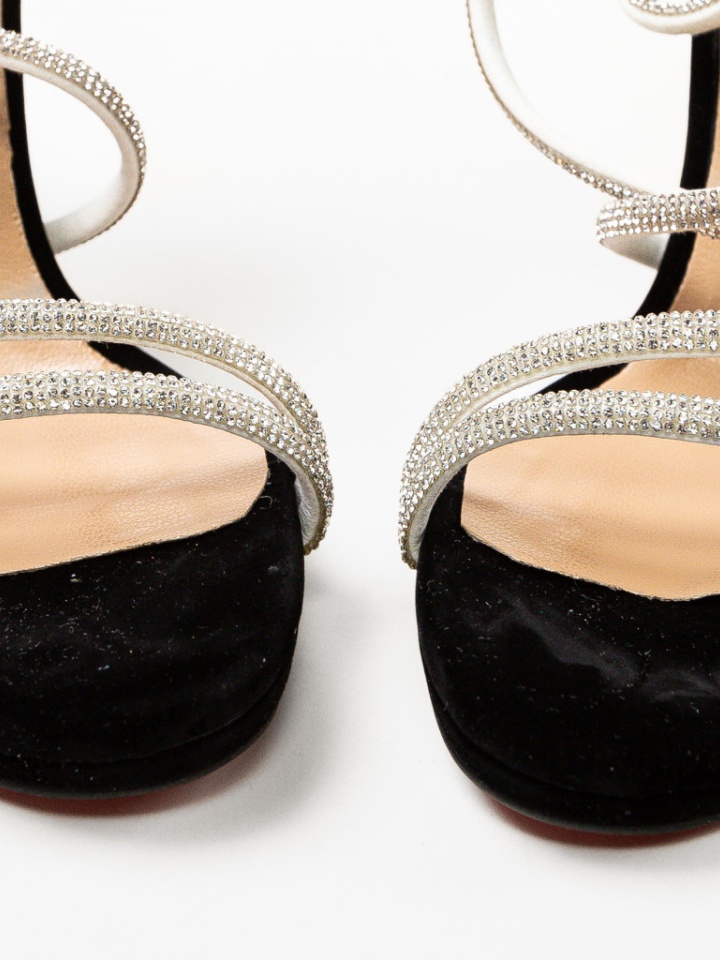 Sandale cu toc Geamelya Negri 2