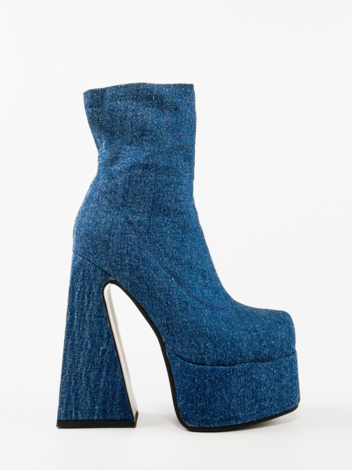 Botine dama Huron Albe