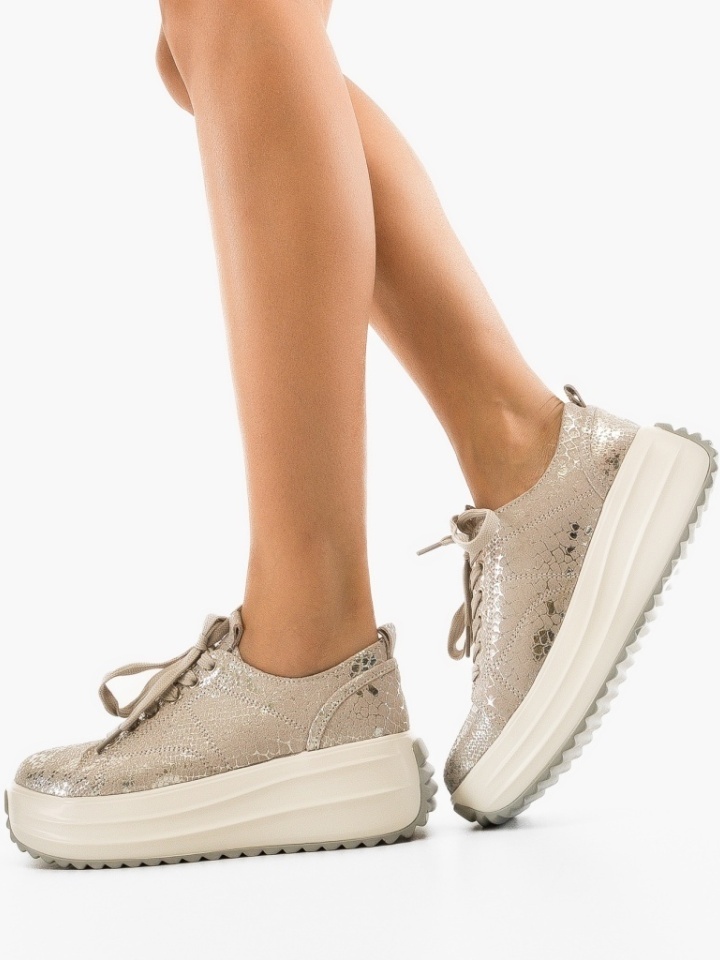 Pantofi Casual Myhos Argintii