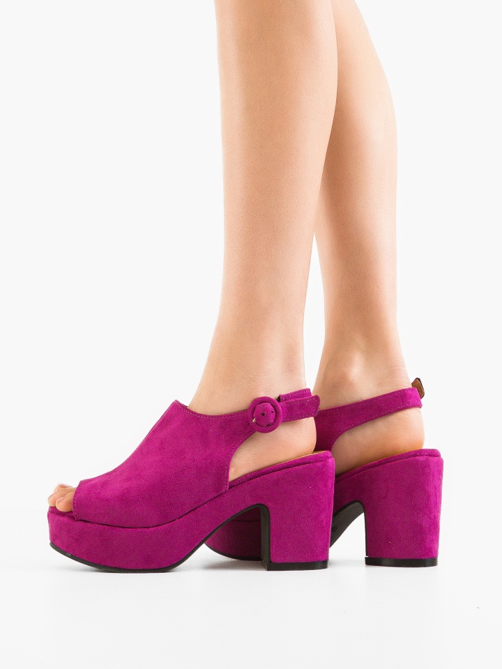 Sandale cu toc Yousuf Negre