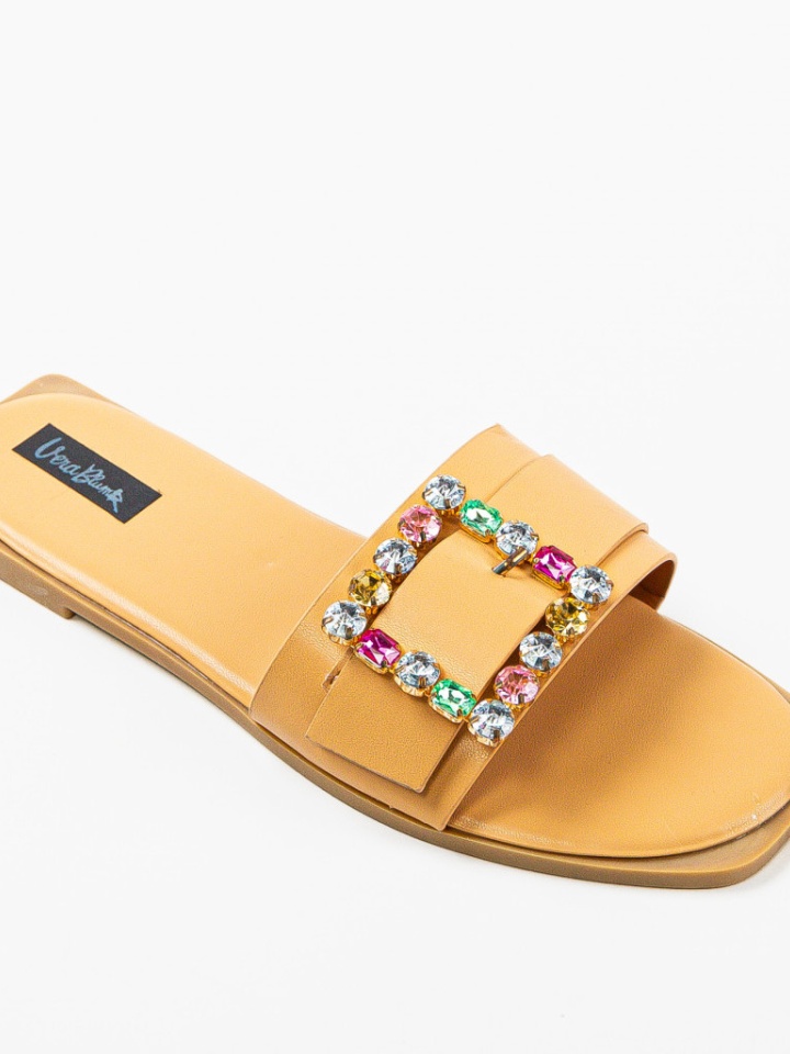 Papuci dama Naliak Camel