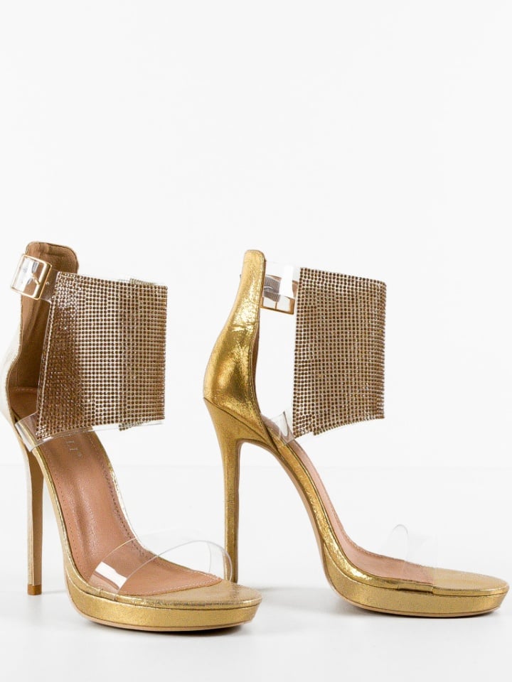 Sandale cu toc Joakim Argintii