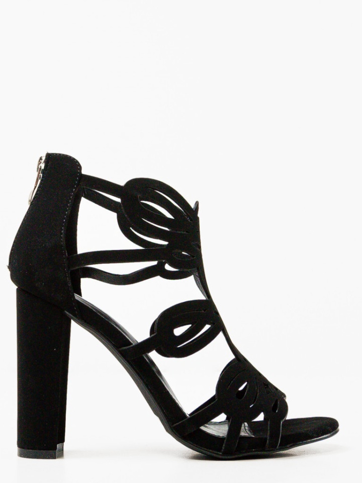 Sandale cu toc Meritxell Aurii