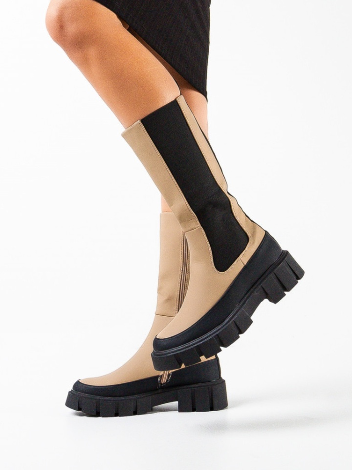 Cizme dama Caoimhe Albe