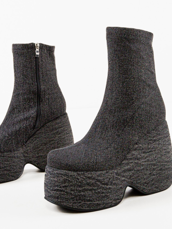 Botine dama Stelar Albastre 2