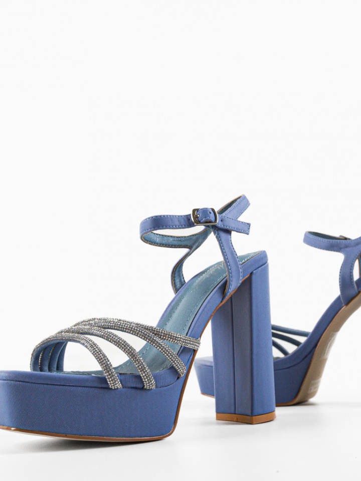 Sandale cu toc Troy Bej