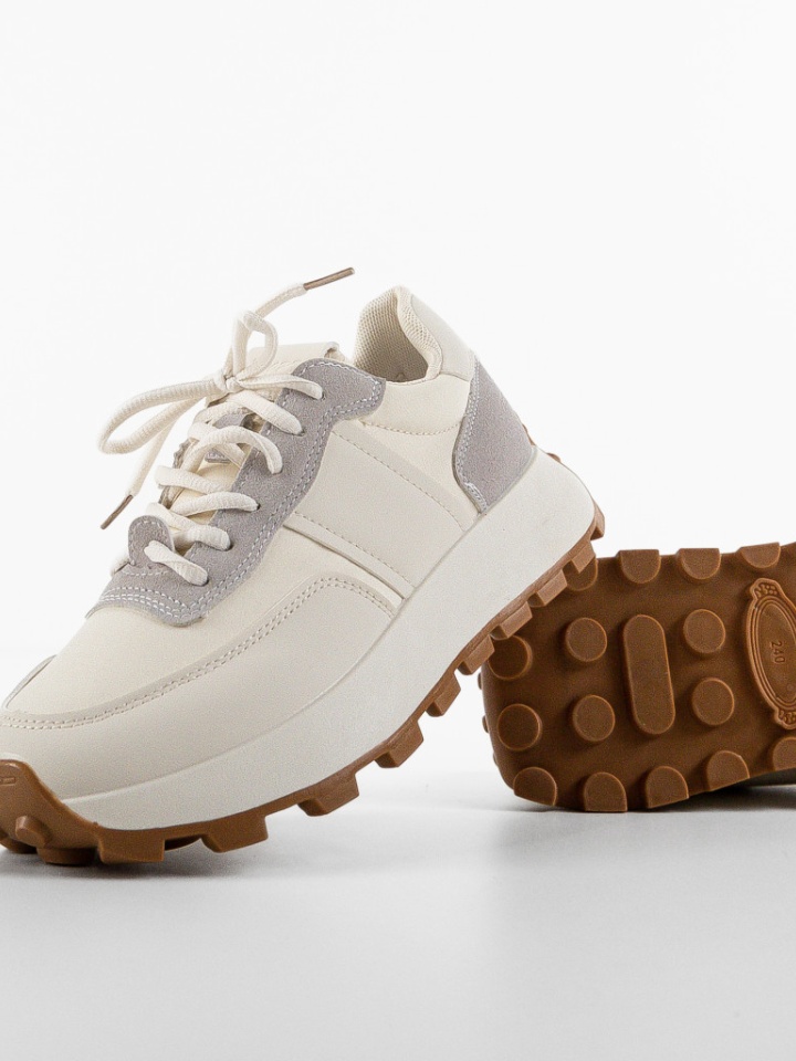 Sneakers dama Feytong Bej