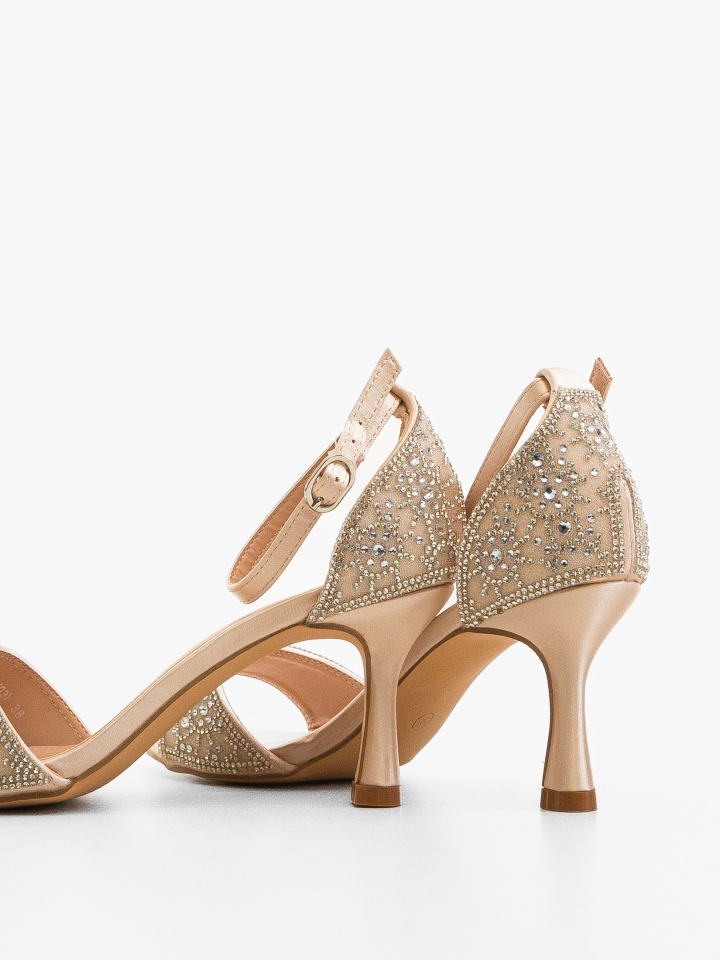 Sandale cu toc Pytrayko Aurii