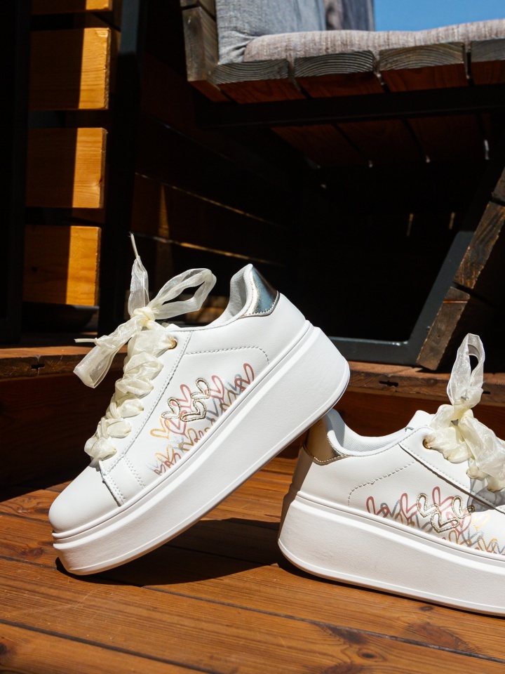 Sneakers dama Ilius Argintii