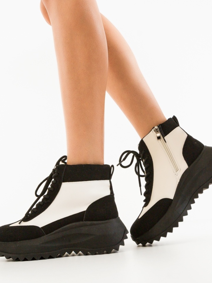 Sneakers dama Tefa Bej 2