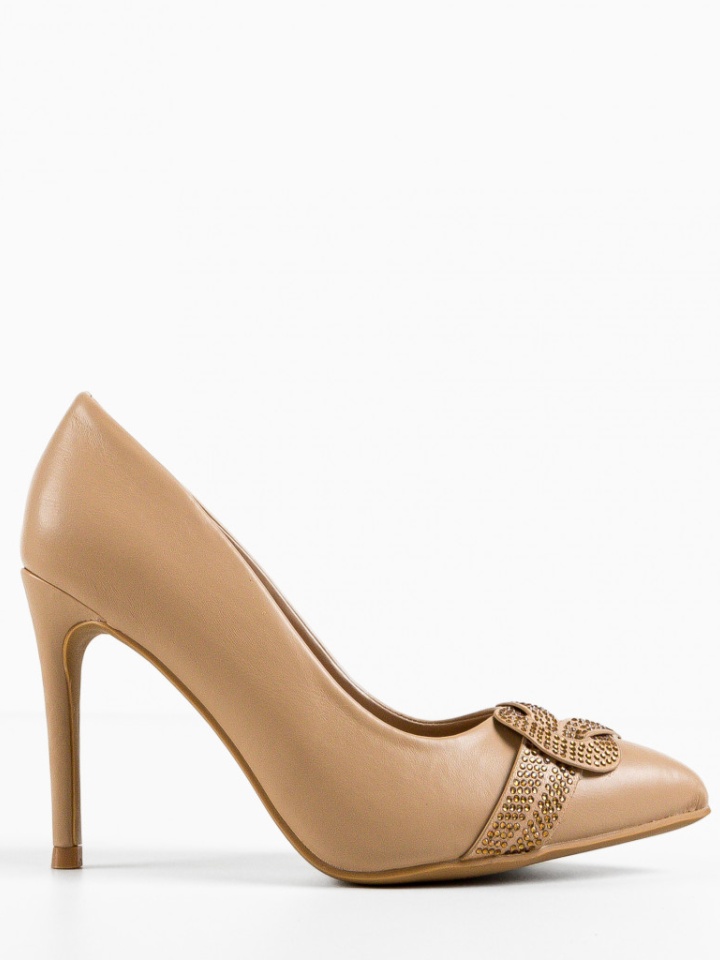 Pantofi dama Brown Bej