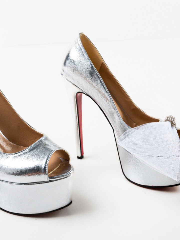 Pantofi Nikmalo Argintii