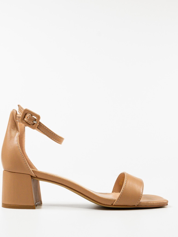 Sandale cu toc Ebaka Nude