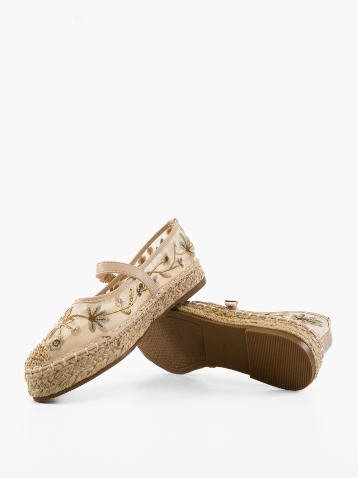 Espadrile dama Mason Bej