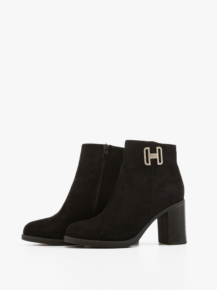 Botine dama Devon Negre