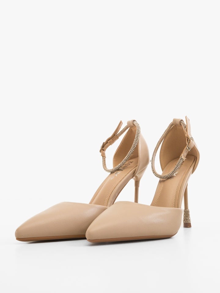 Pantofi cu toc Yanu Argintii