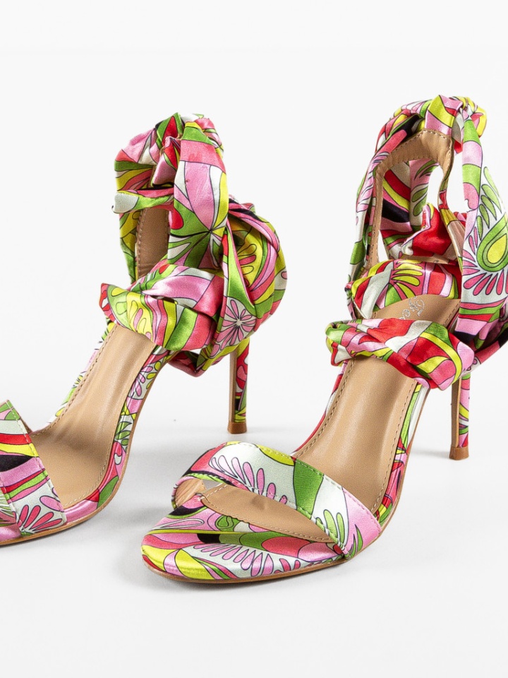 Sandale cu toc Brayd Negre