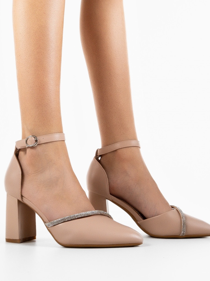 Pantofi dama Dem Bej 3