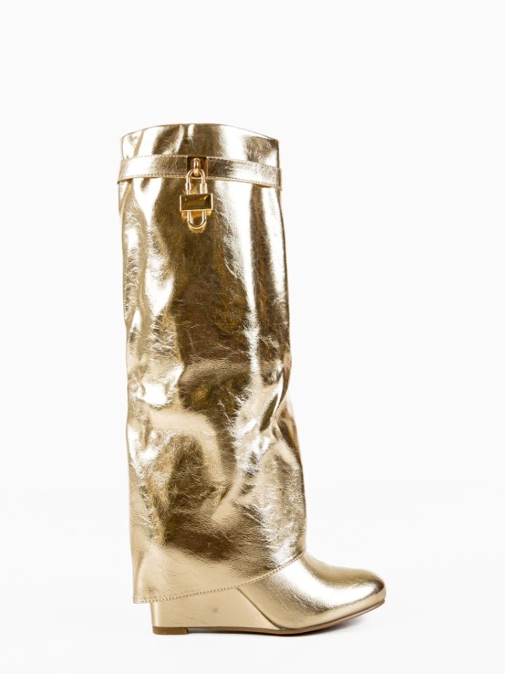 Cizme dama Ahmed Argintii