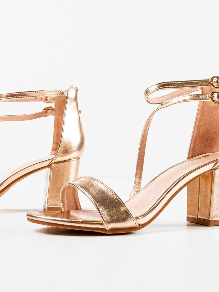 Sandale cu toc Sanpe Roze