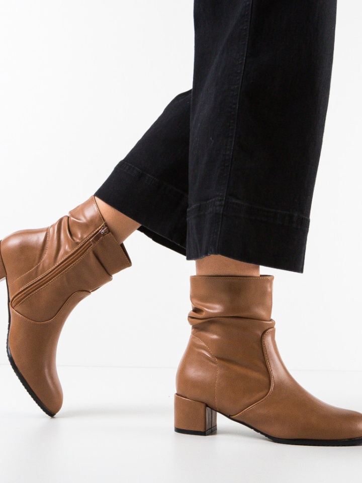 Botine dama Vigon Camel