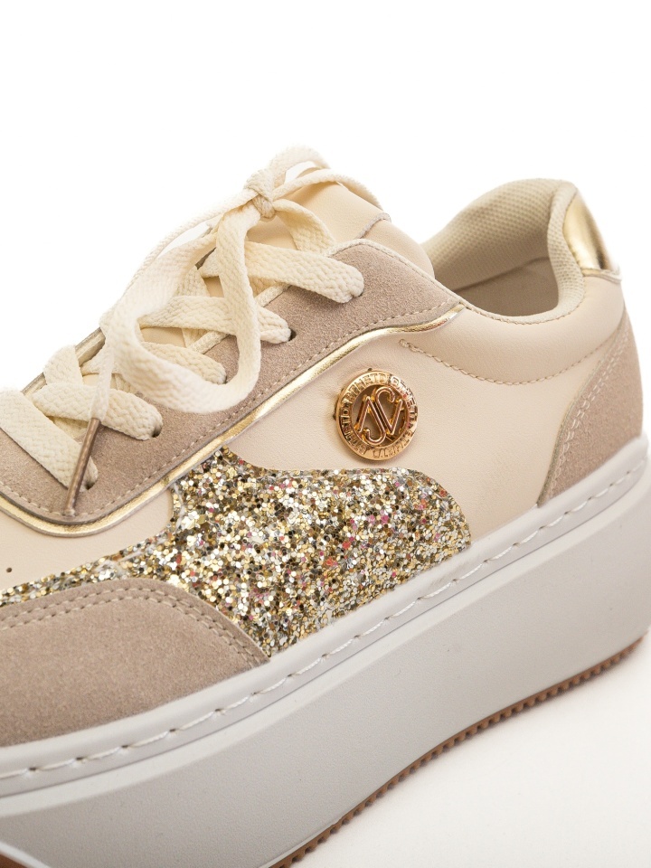 Sneakers dama Plouta Bej