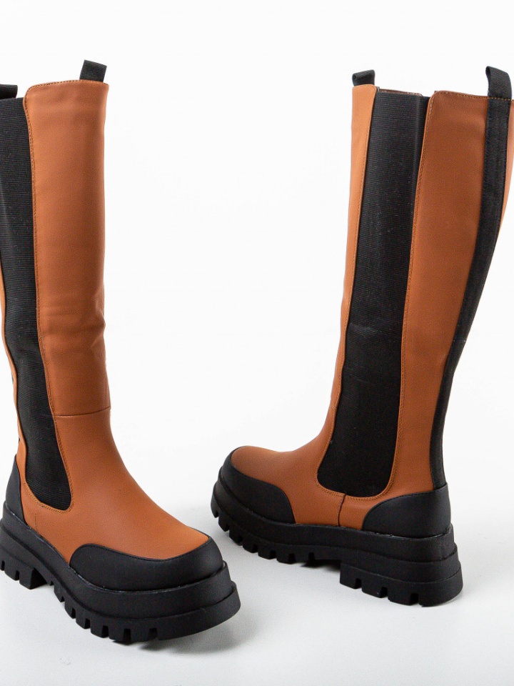 Cizme dama Salter Camel