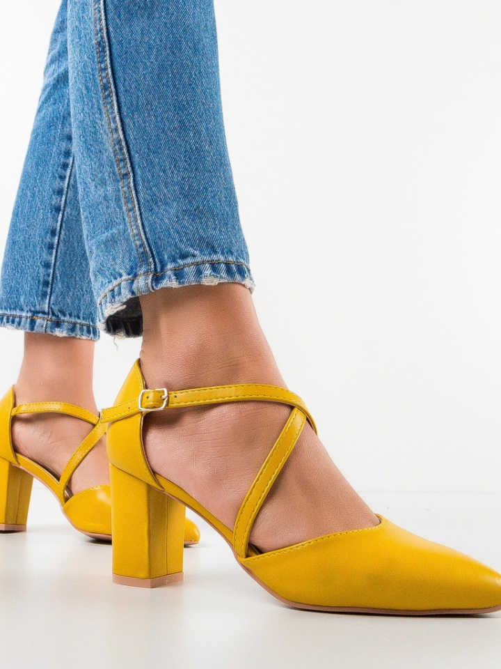 Pantofi Rahma Galbeni