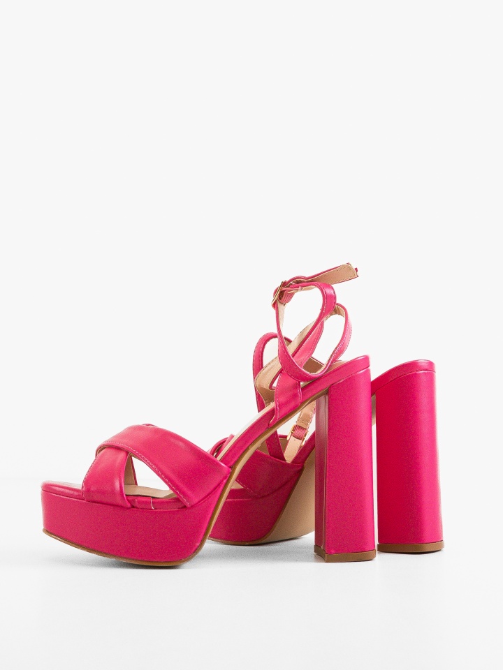 Sandale cu toc Jessica Nude