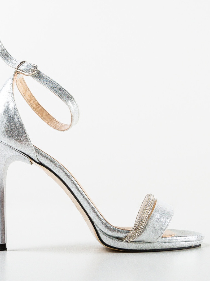 Sandale cu toc Crimson Negre