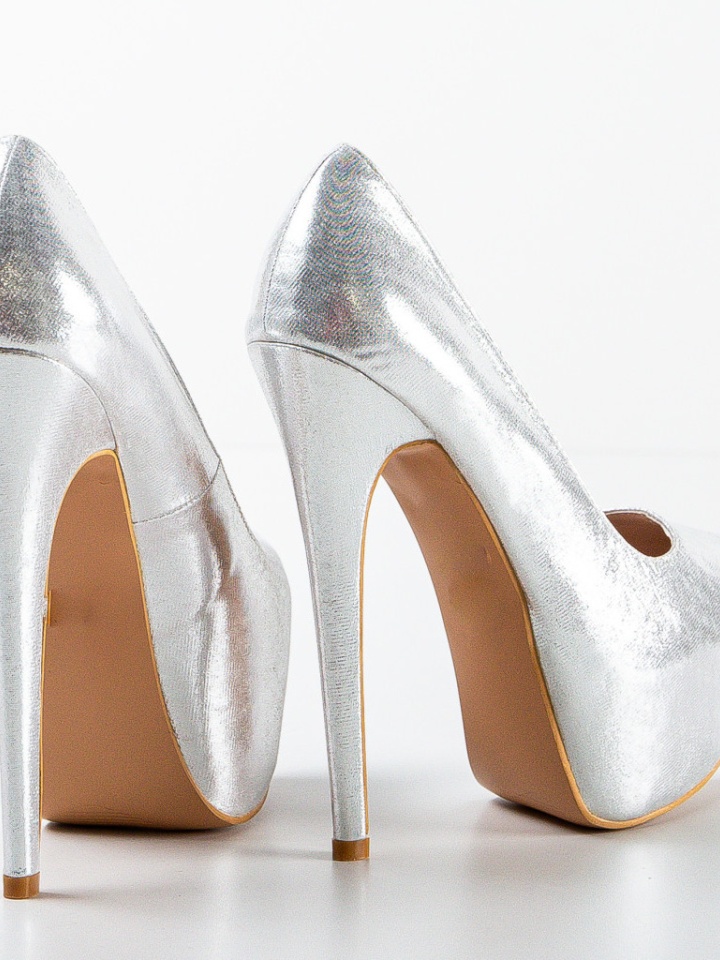 Pantofi dama Sclipia Argintii