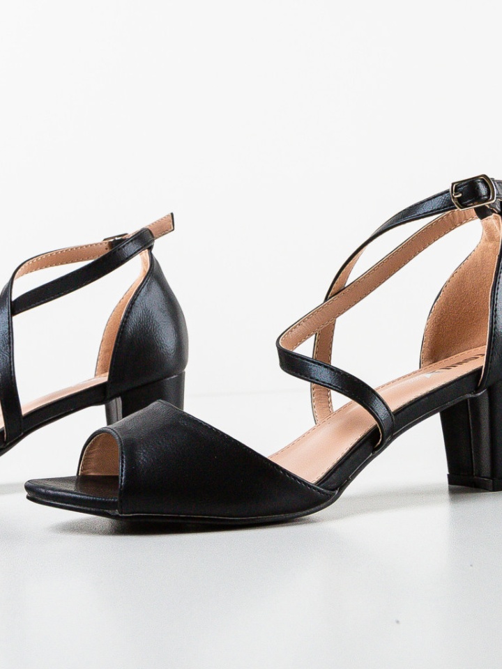 Sandale cu toc Tyka Aurii