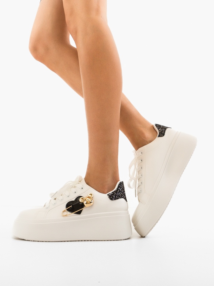 Sneakers dama Neela Argintii