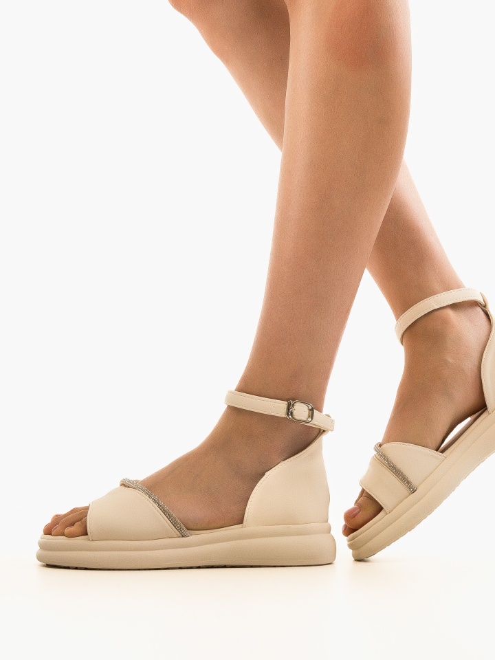 Sandale dama Chandra Albe