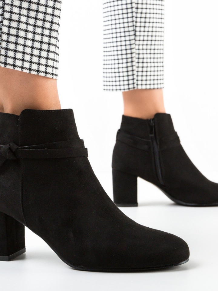 Botine dama Sommer Negre